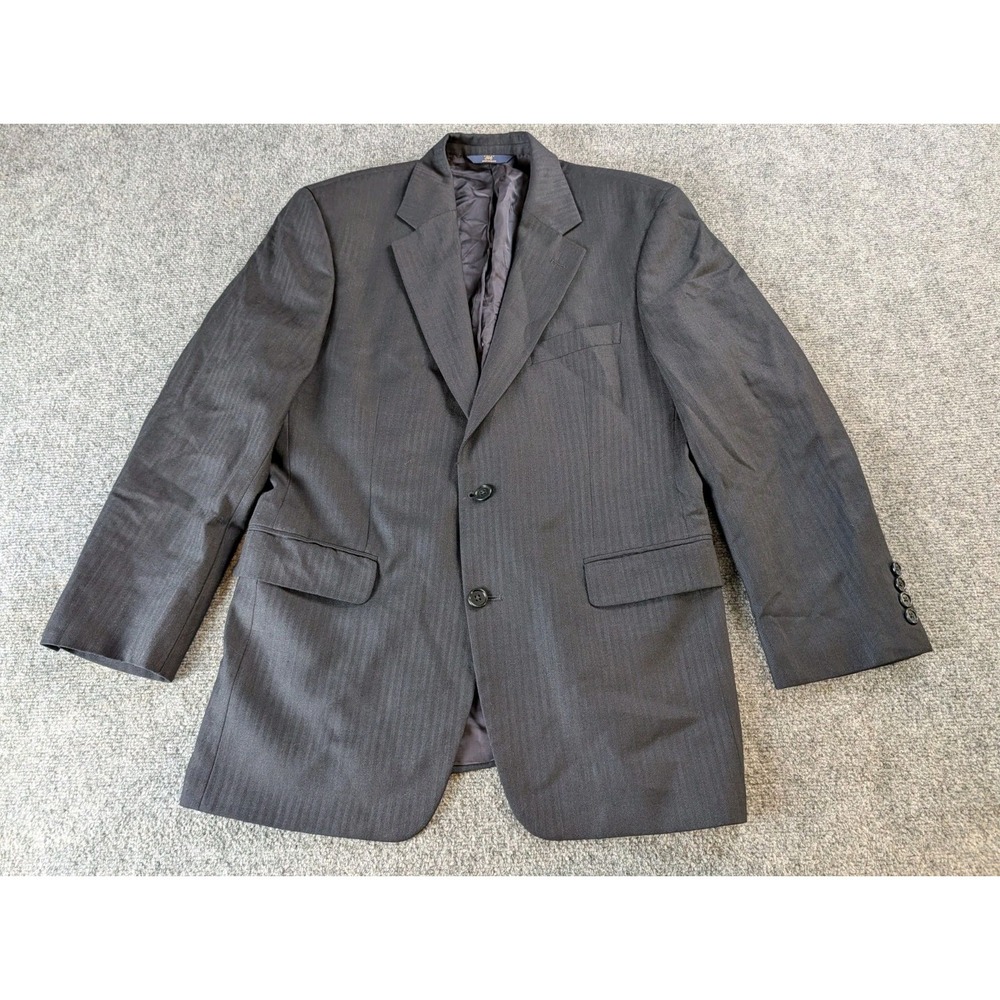 Brooks Brothers 346 Blazer Mens 40R Navy Blue Wool Stretch 3 Button Sport Coat